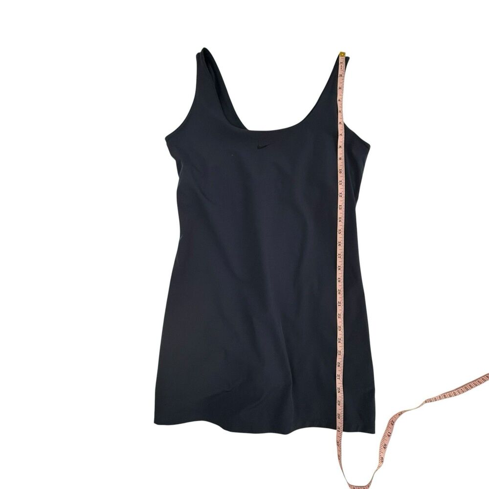 Nike Bliss Luxe Training Athletic Dress Women Medium Navy Blue Skort Shorts - Picture 10 of 10